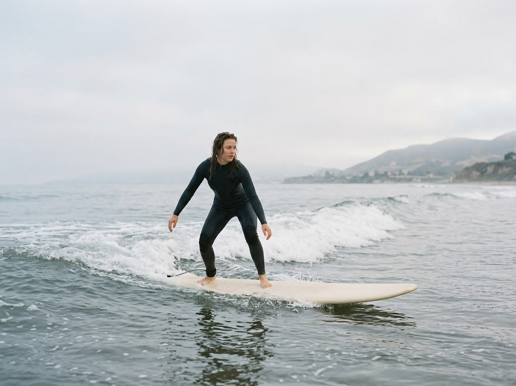 Illustrative surf image, not a photo of Silver Strand